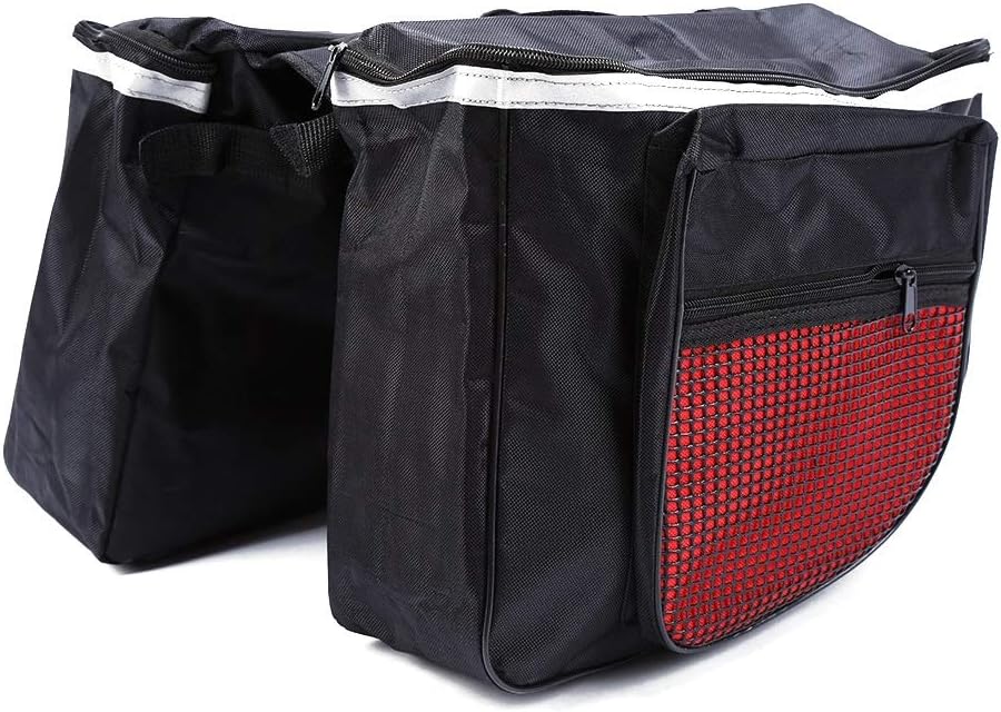 LARGE BICYCLE BAG DOUBLE POUCH FOR LUGGAGE COMPARTMENT Color multicolor