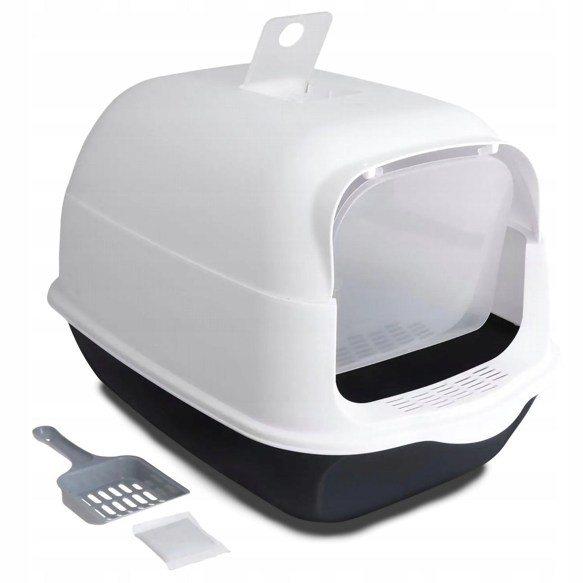 LARGE CLOSED CAT LITTER BOX with filter