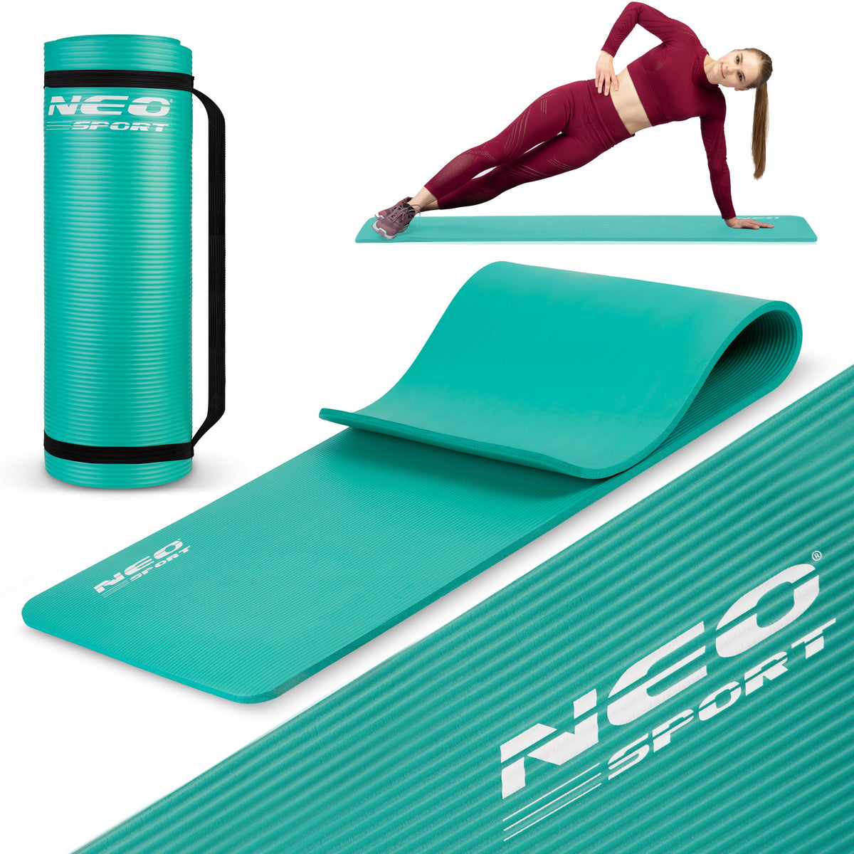 LARGE YOGA FITNESS EXERCISE MAT THICK 1,5cm