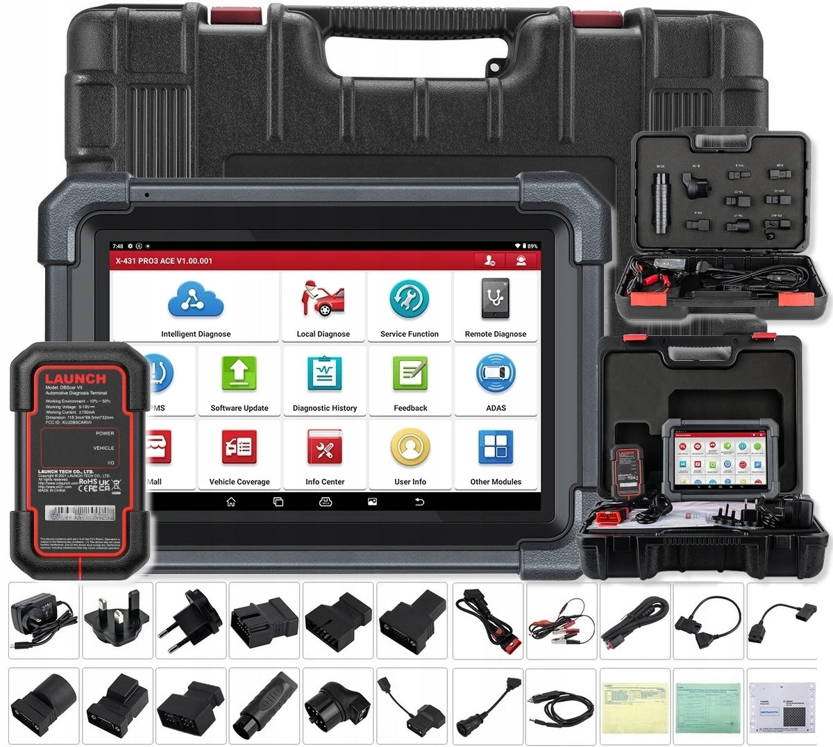 LAUNCH X431 PRO3 ACE PLUS SCANNER DIAGNOSTIC INTERFACE OBD2 PROFESSIONAL