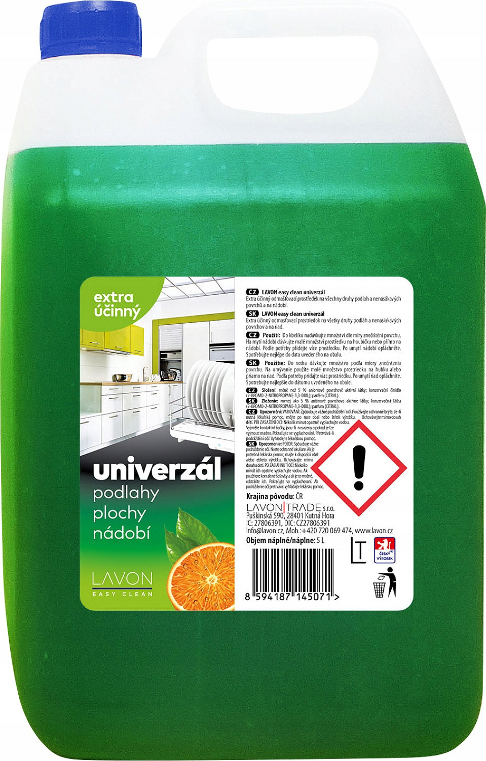 LAVON čistič Easy Clean Univerzální, 5 l