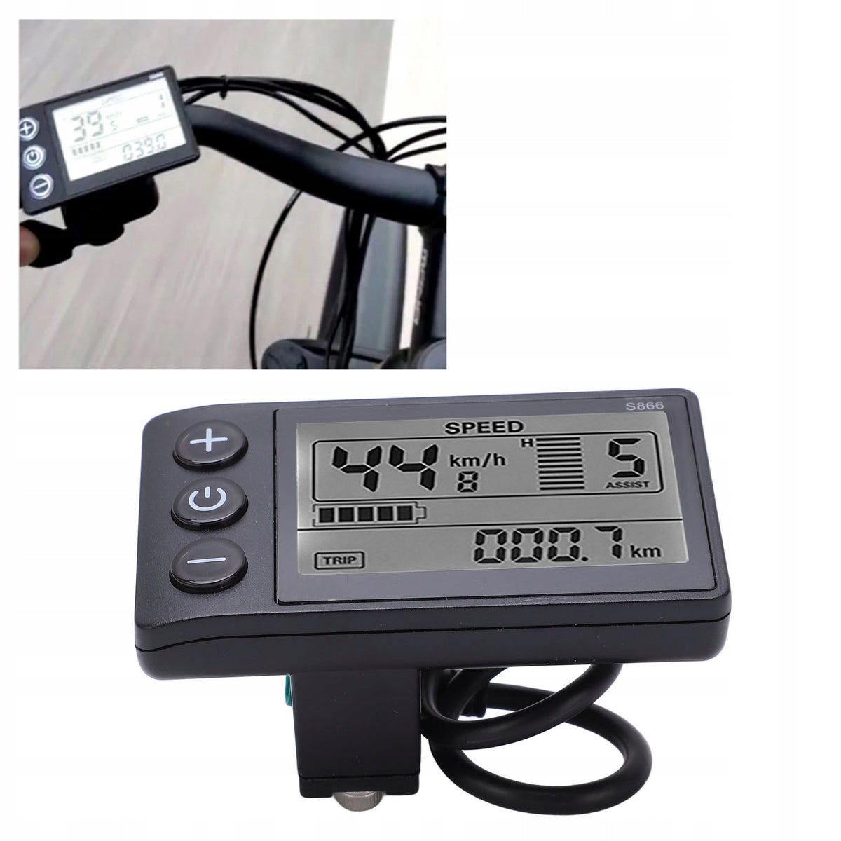 LCD CONTROL PANEL FOR ELECTRIC BICYCLES Packaging status original