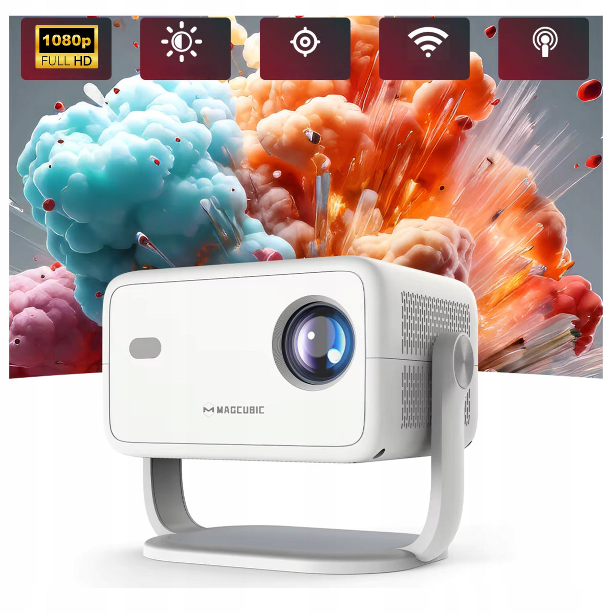 LCD projector Magcubic L018 1080p 650ANSI white Android 14 Manufacturer code L018