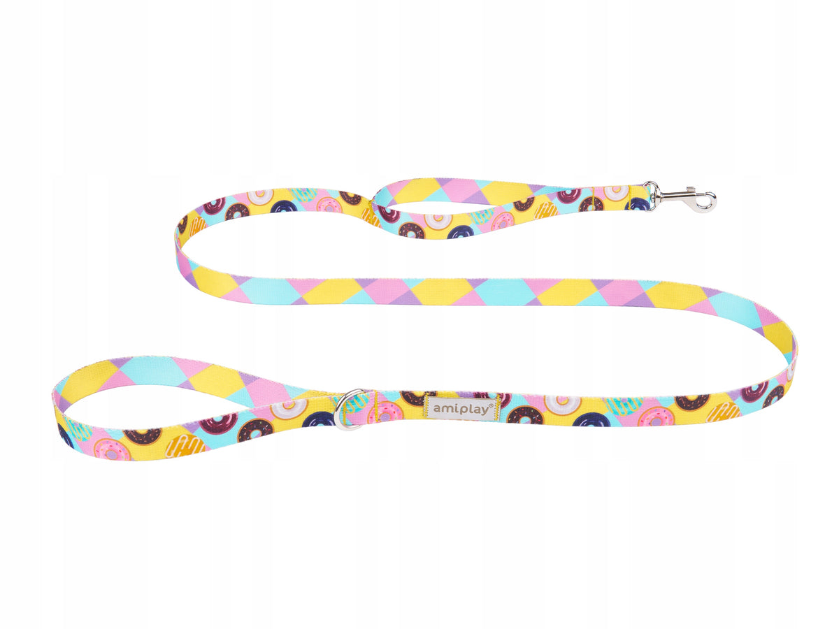 LEASH AMIPLAY BEHAPPY S 150CM DONUT FOR DOG