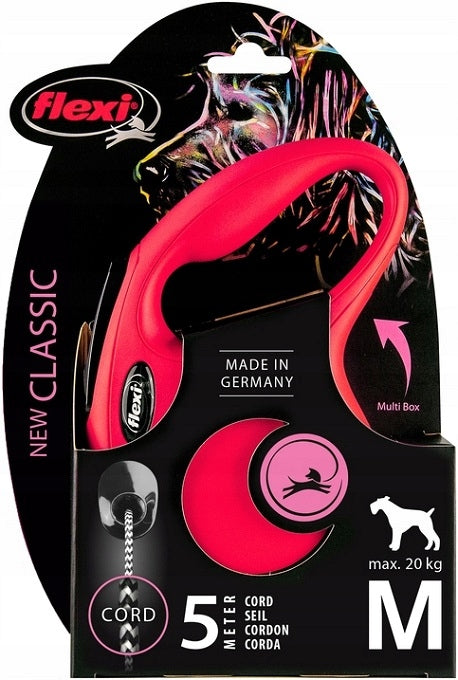 LEASH FLEXI CLASSIC RED CORD M 5M Manufacturer code 802260