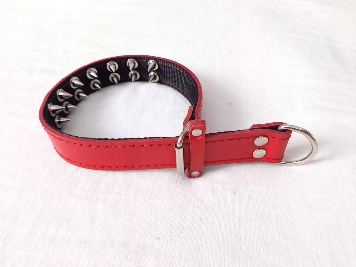 LEATHER COLLAR CLAMP EARRING TO SIZE!!!
