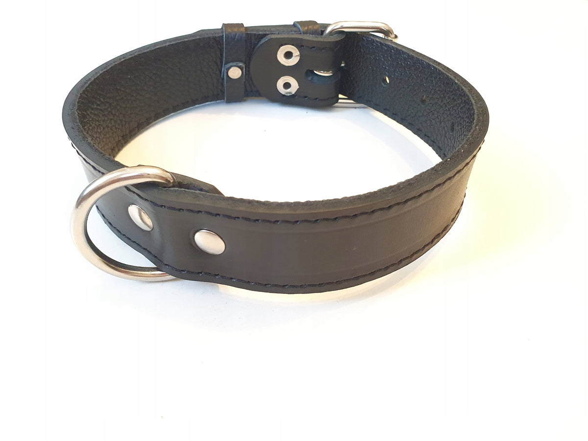 LEATHER COLLAR FOR DOG 3,cm/55cm QUALITY!