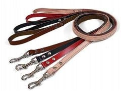 LEATHER DOG LEAD 6mm X 120 cm
