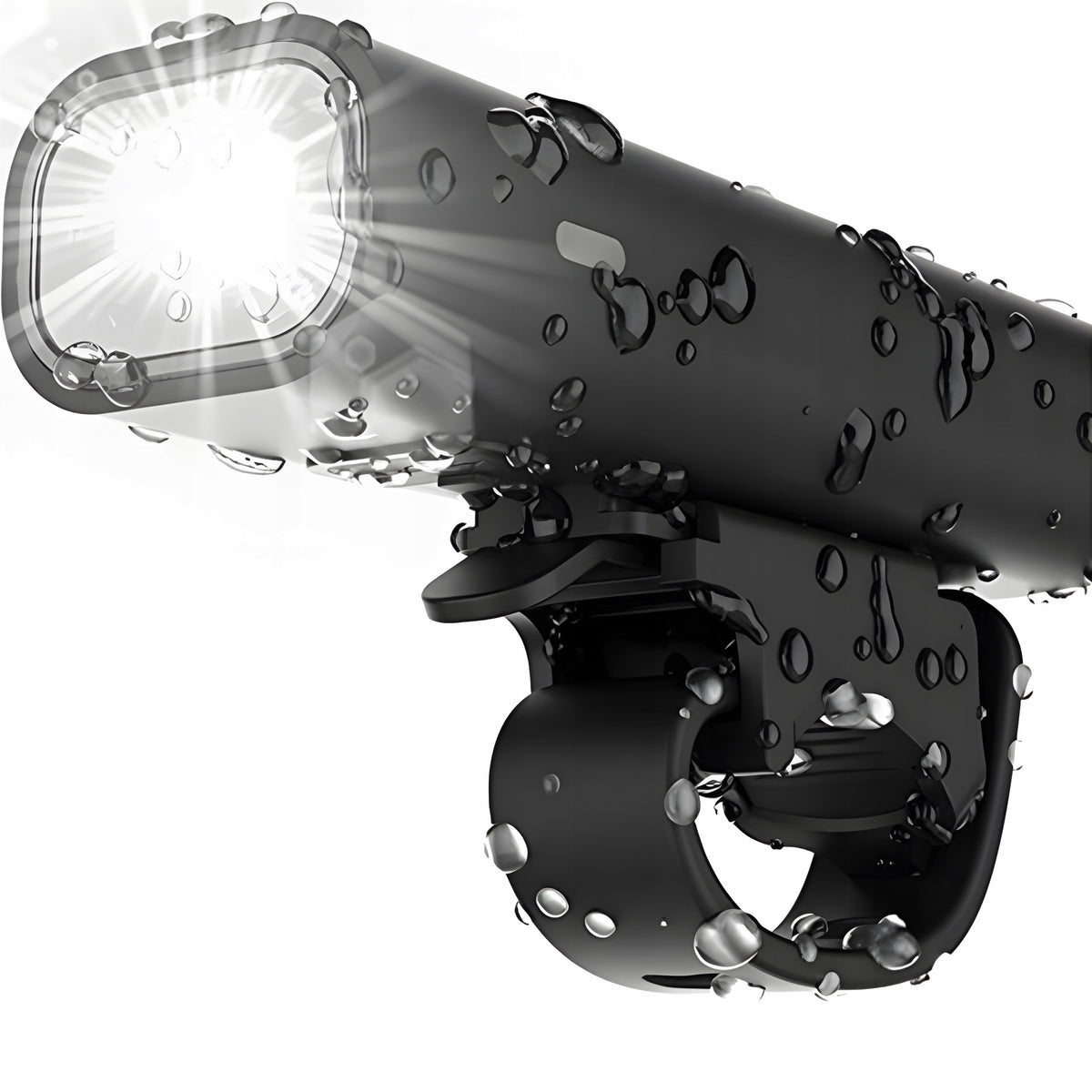 LED BICYCLE LIGHT FRONT + REAR TO USB POWERFUL LIGHTING 400LM 2000mAh Packaging status original