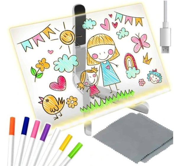 LED BOARD MAGIC ILLUMINATED FOR DRAWING GLOWING FOR CHILDREN TOY Manufacturer code Uxxu0699