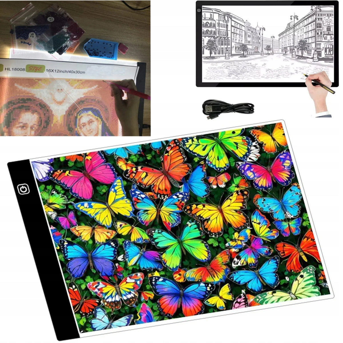 LED Drawing Board A4 Illuminated for Drawing Gift Graphic Tablet