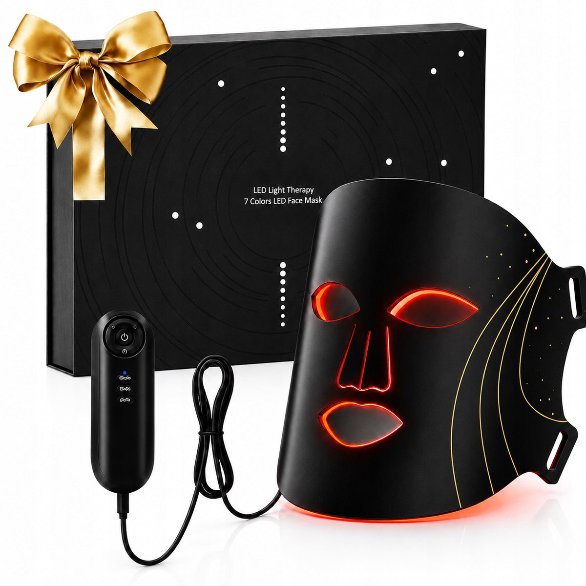 LED FACE MASK 7IN1 PHOTON THERAPY LIFTING REJUVENATION 288 DIODES