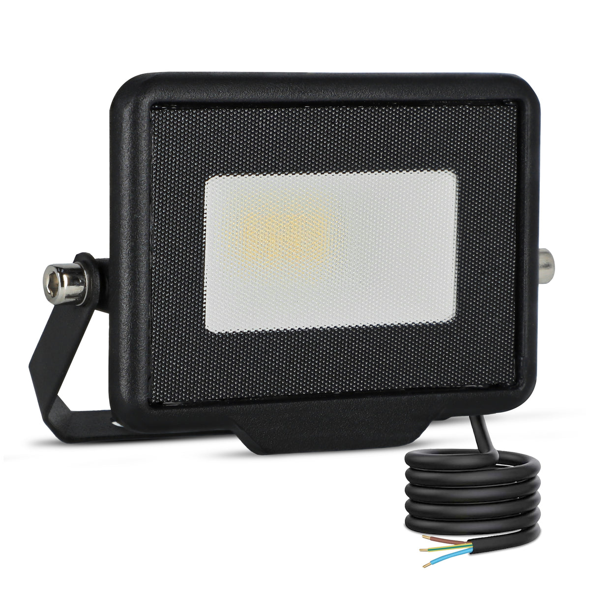 LED Floodlight SLIM 10W Halogen Lamp Black