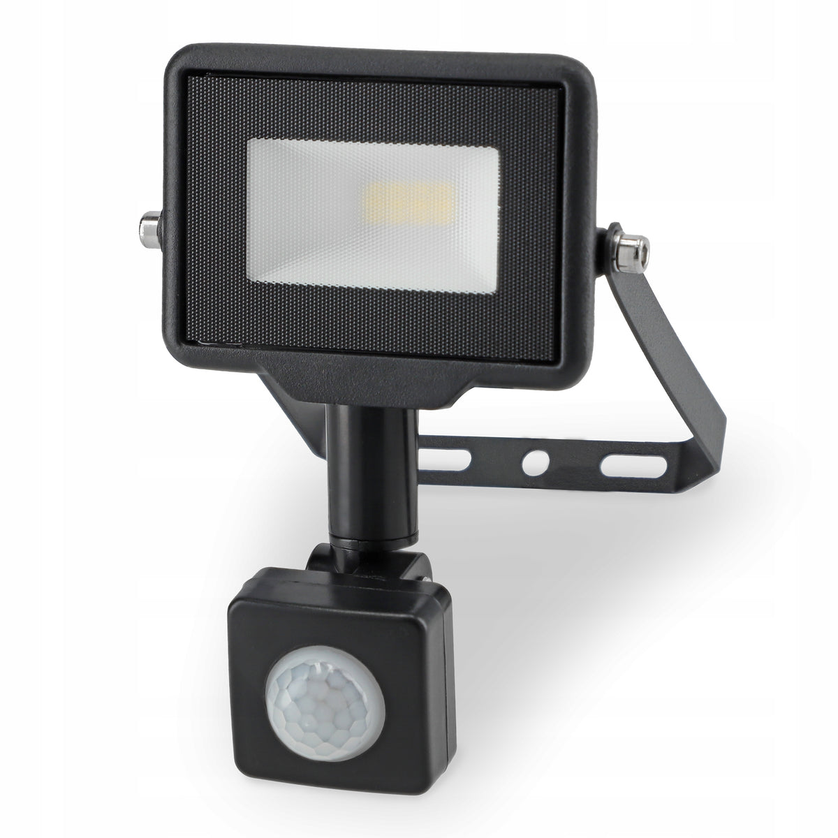 LED floodlight SLIM 10W halogen with MOTION AND dusk SENSOR reflector