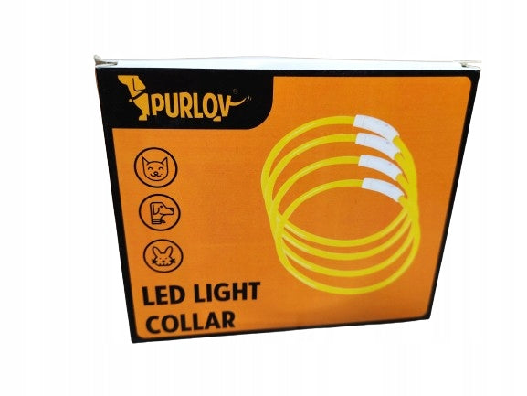 LED glowing collar - adjustable