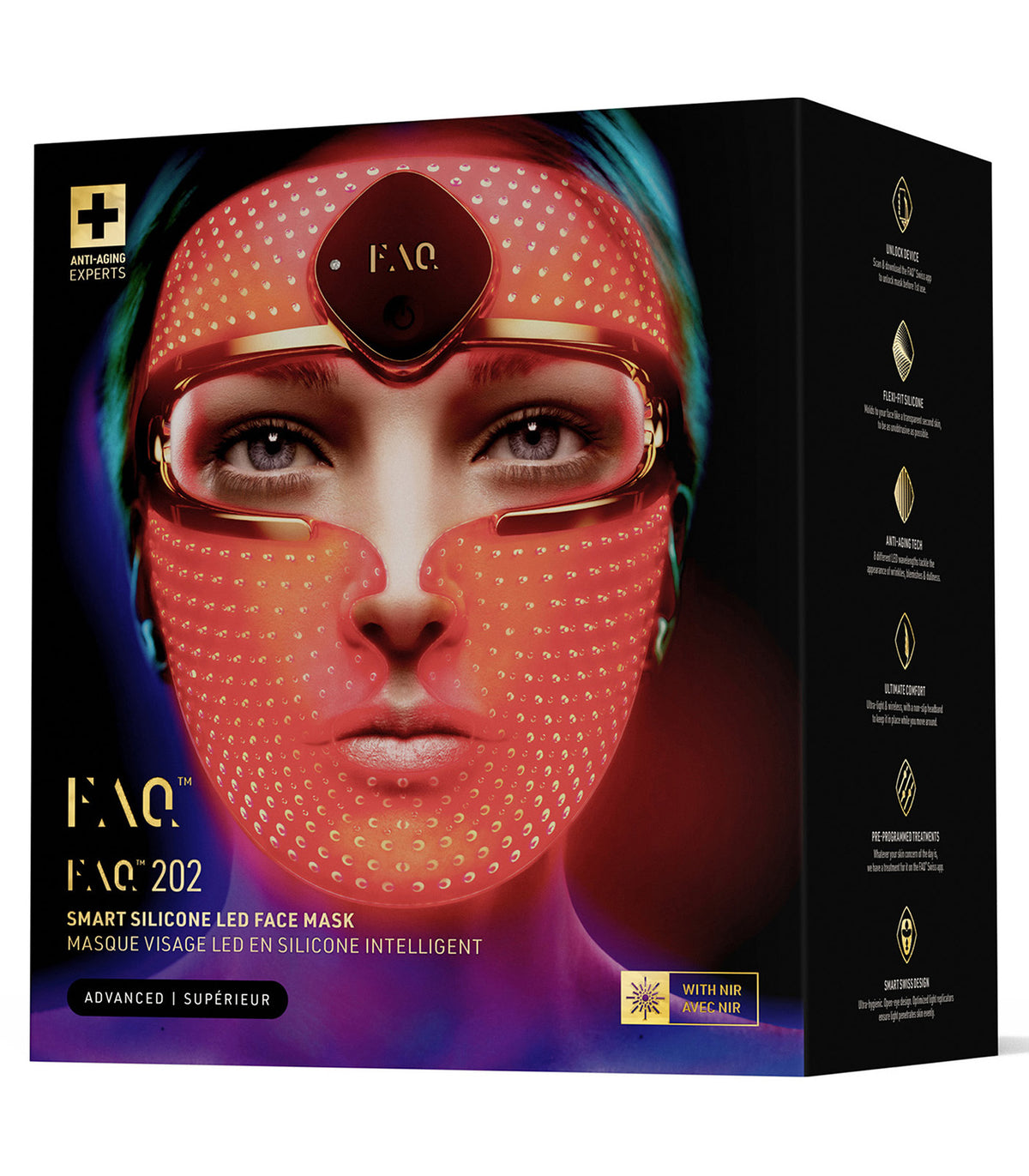 LED mask FOREO Faq 202 multifunctional light therapy for face Medical device no