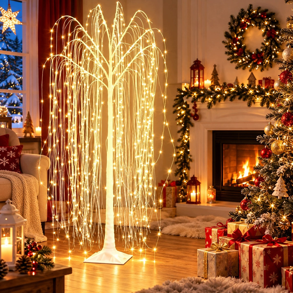 LED tree Glowing willow tree 180CM PILOT white warm ZEW/WEW