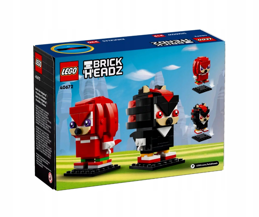 LEGO BrickHeadz 40672 - Sonic the Hedgehog: Knuckles and Shadow EAN (GTIN) 5702017595818