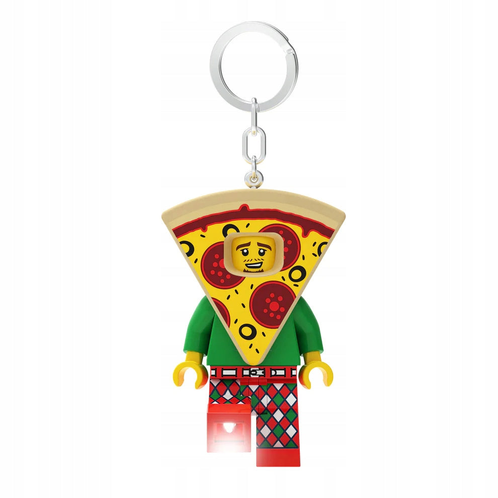 LEGO KEYCHAIN FLASHLIGHT LED PIZZA KEY CHAIN WITH FLASHLIGHT Brand LEGO