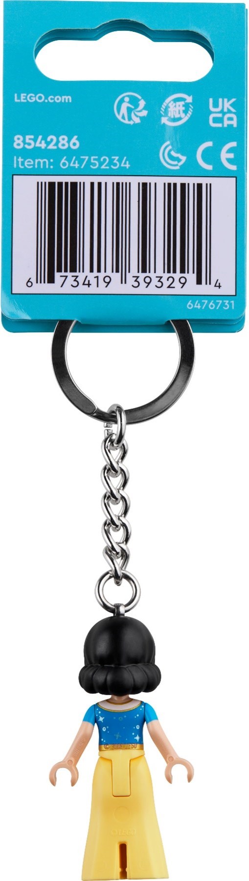 LEGO Keychain 854286 Snow White Packaging status original