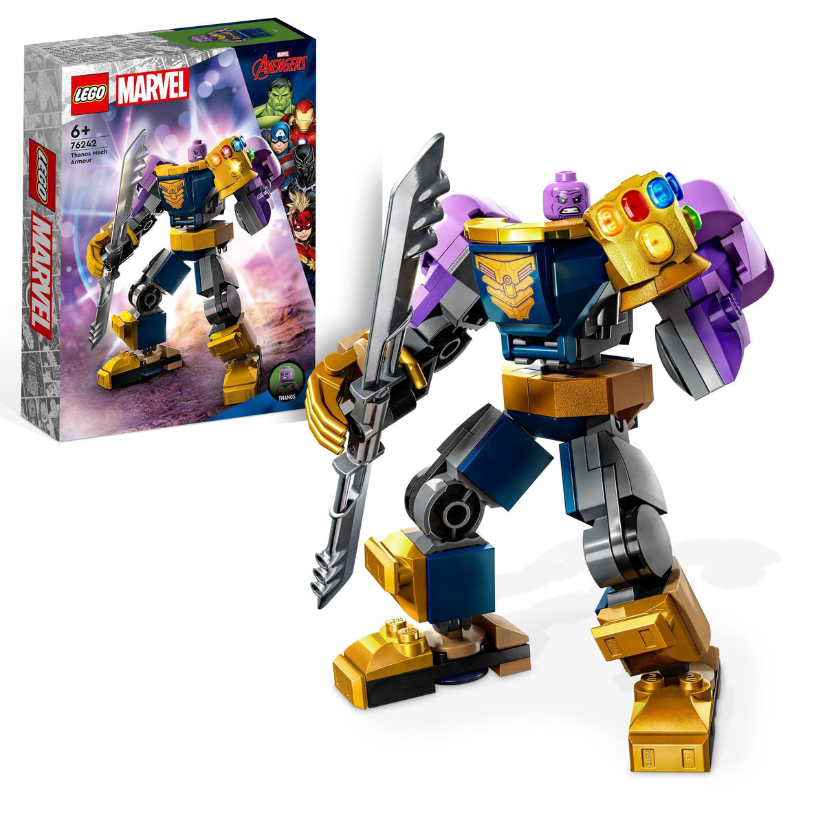 LEGO Marvel Super Heroes 76242 Mechanical Armor Thanos