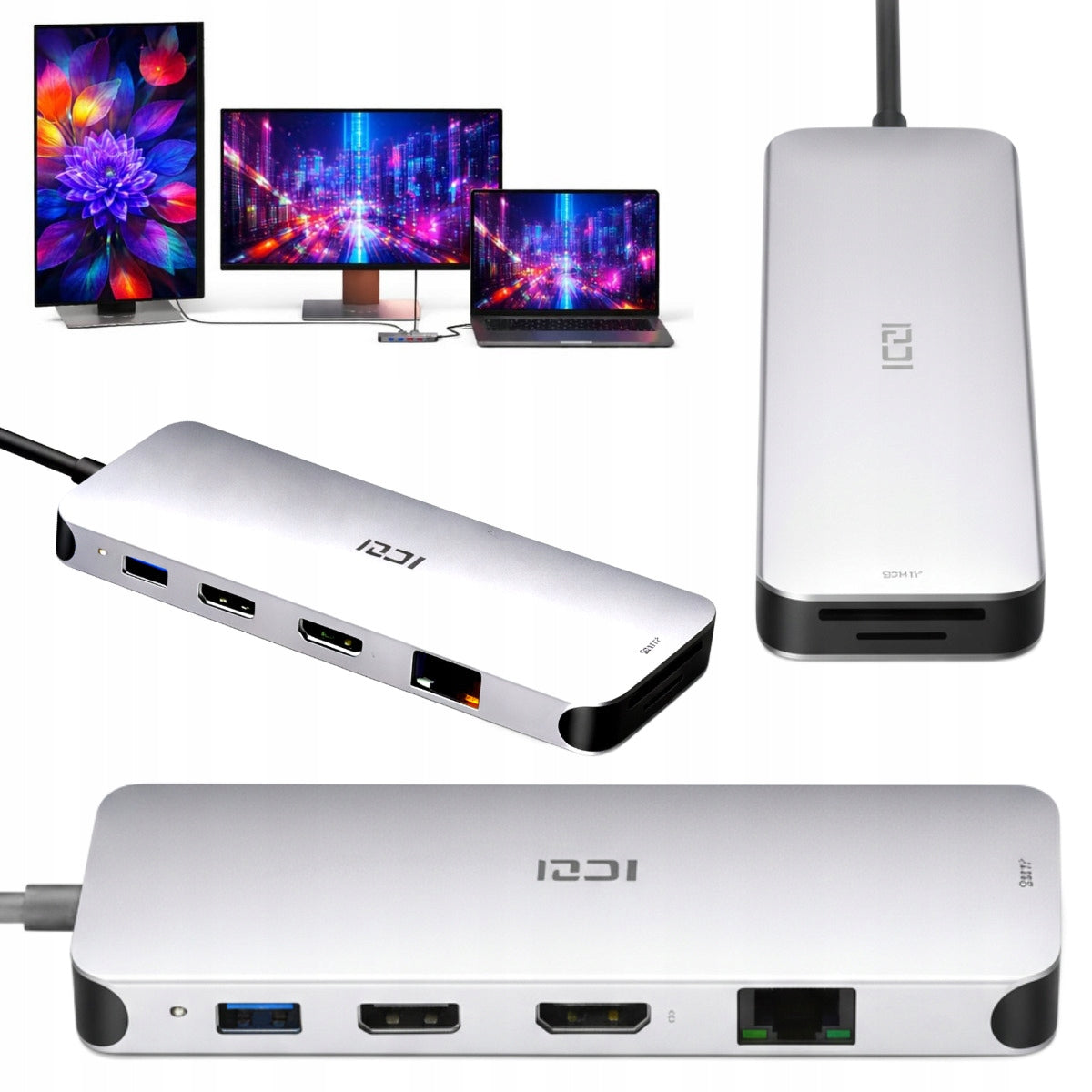 LENOVO Laptop Docking Station USB-C HUB PD Base with Charging Function