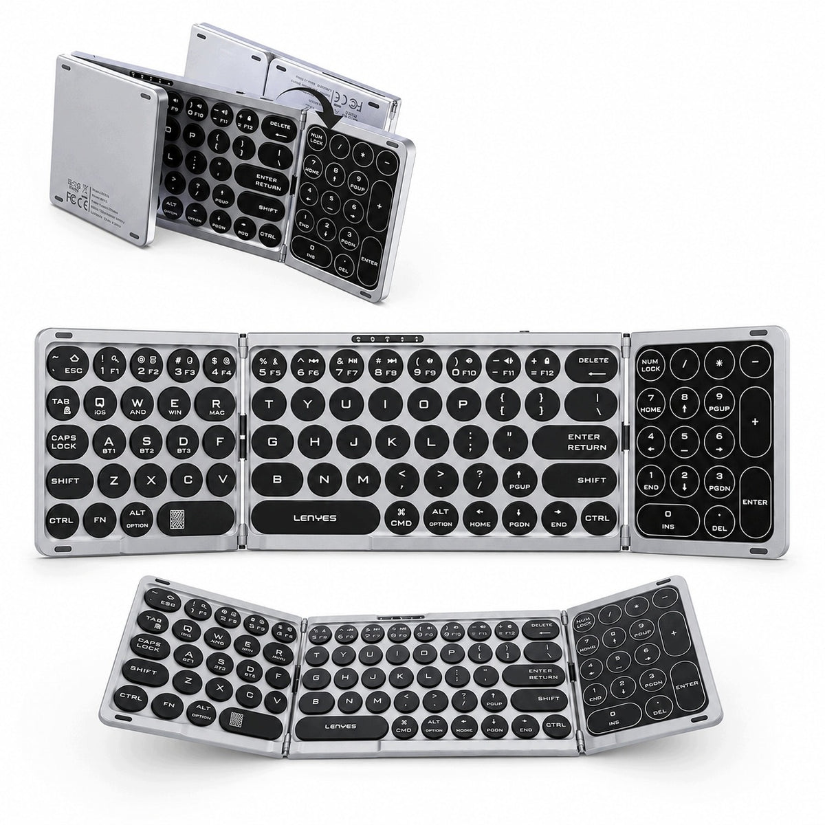 LENYES WK110 Bluetooth Touchpad Numpad 82 Keys