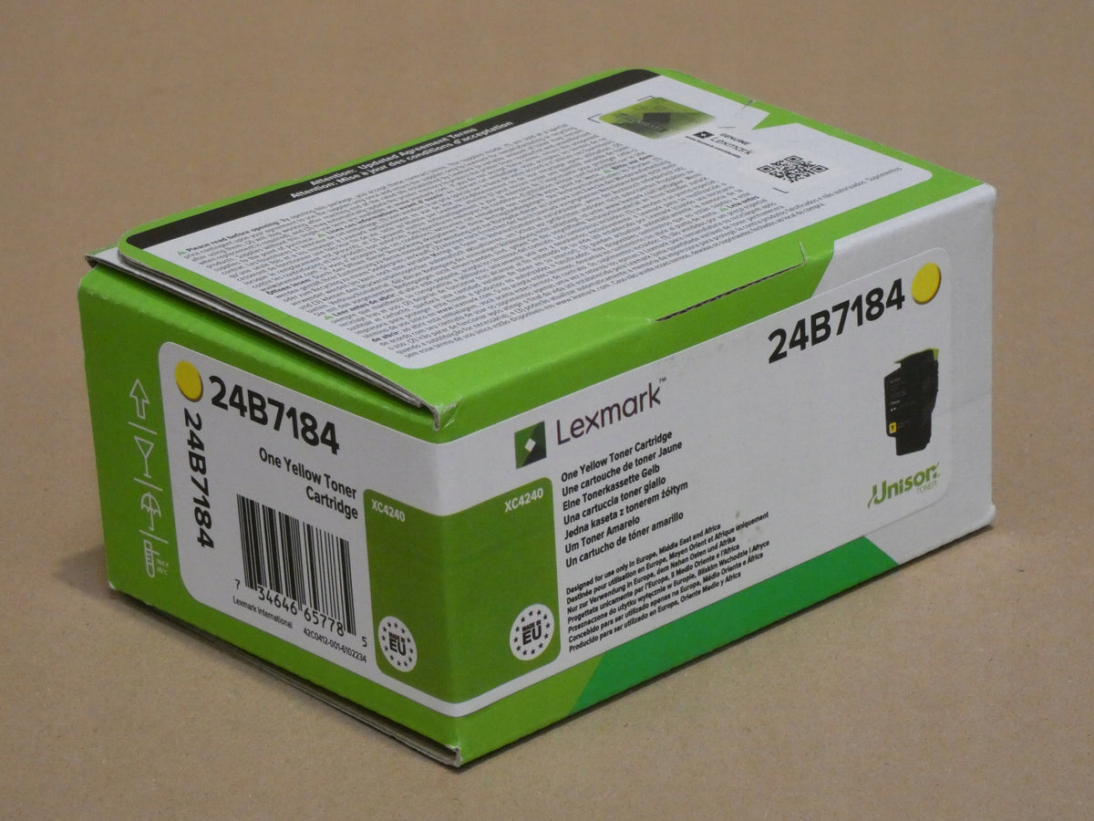 LEXMARK 24B7184 yellow
