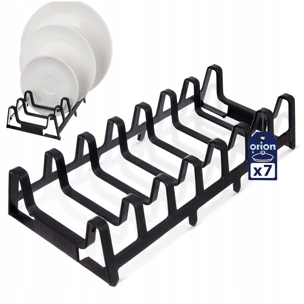 LID Stand PLATES Kitchen Organizer for Cabinet Drawer Black
