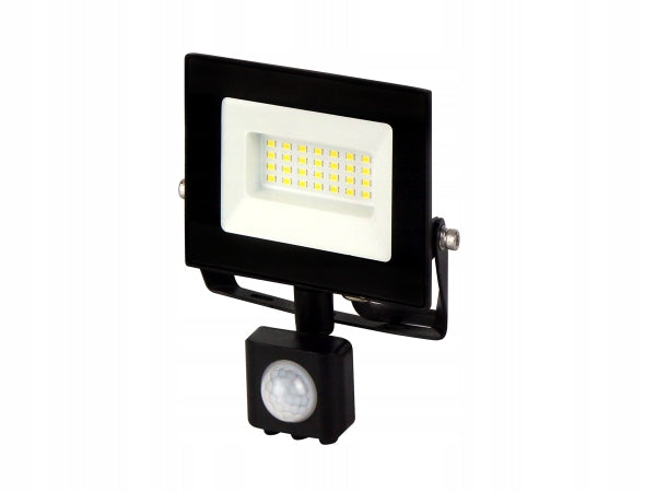 LITE Floodlight LUMINO 20W 4000K 2000lm with motion sensor LED line LITE 2 Color black