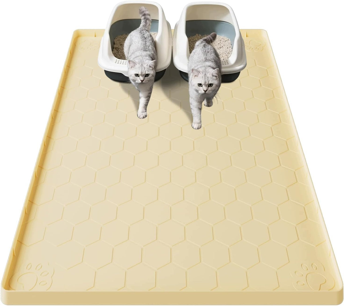 LITTER BOX MAT XXL 101X71 CM SILICONE WATERPROOF ANTI-SLIP