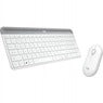 LOGI Slim wireless keyboard and mouse set MK470 OFFWHITE (FR)