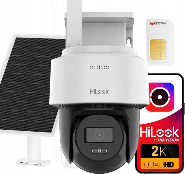 LTE 4G Solar IPC-2CFSP4/4G-SIM 4MP HIKVISION HILOOK SIM