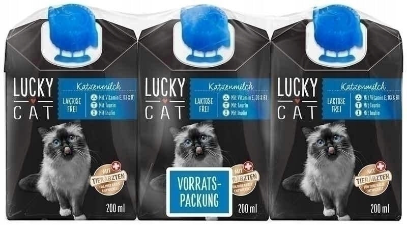 LUCKY CAT MILK 3x200ml