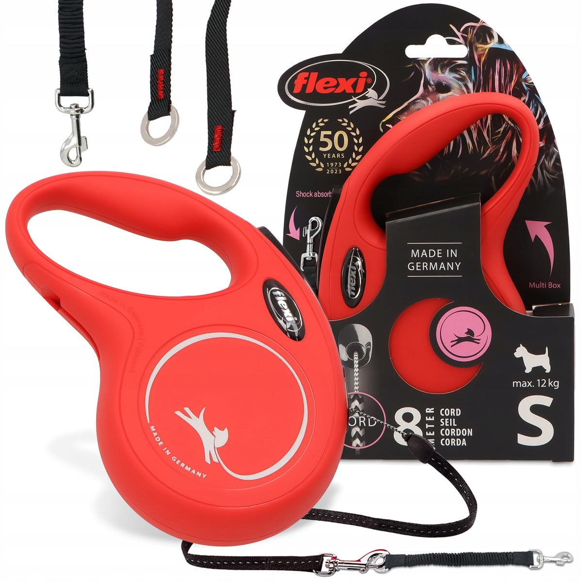 Lanyard PSA Flexi AUTOMATIC 8m CABLE Training Retractable SHOCK ABSORBER Smy 3O