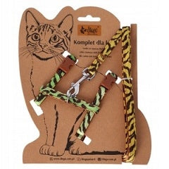 Lanyard + cat harness "Leopard" DINGO