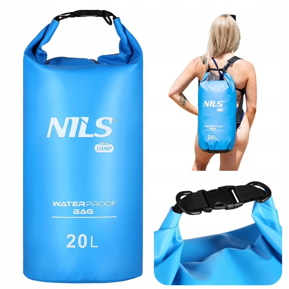 Large Bag Backpack Waterproof DRY BAG For Kayak NILS 20 L