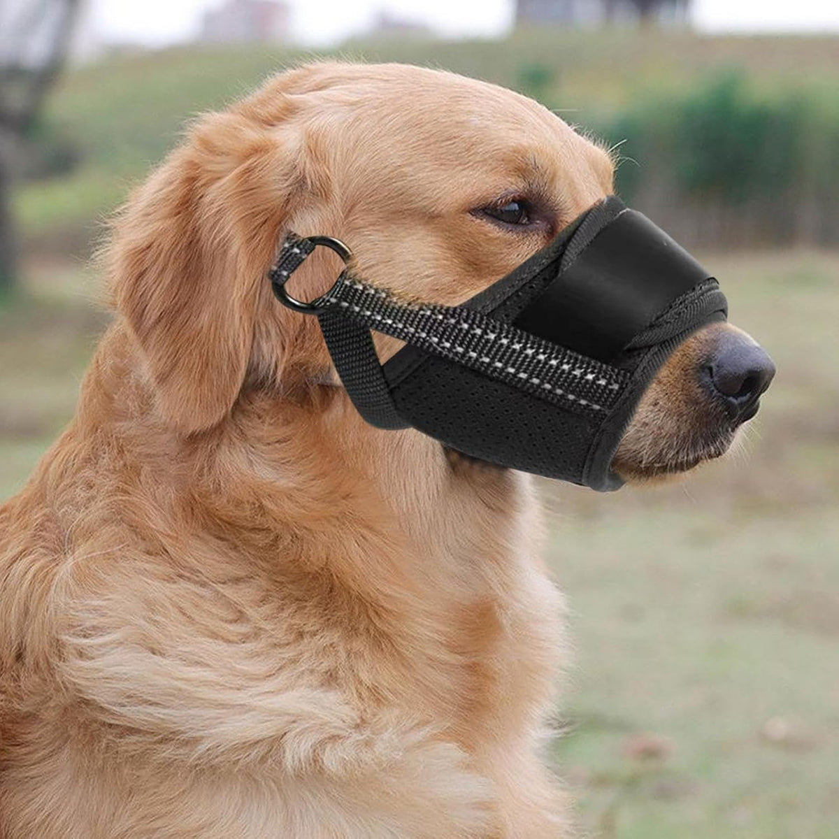 Large dog muzzle, anti-bite muzzle, breathable Brand no brand