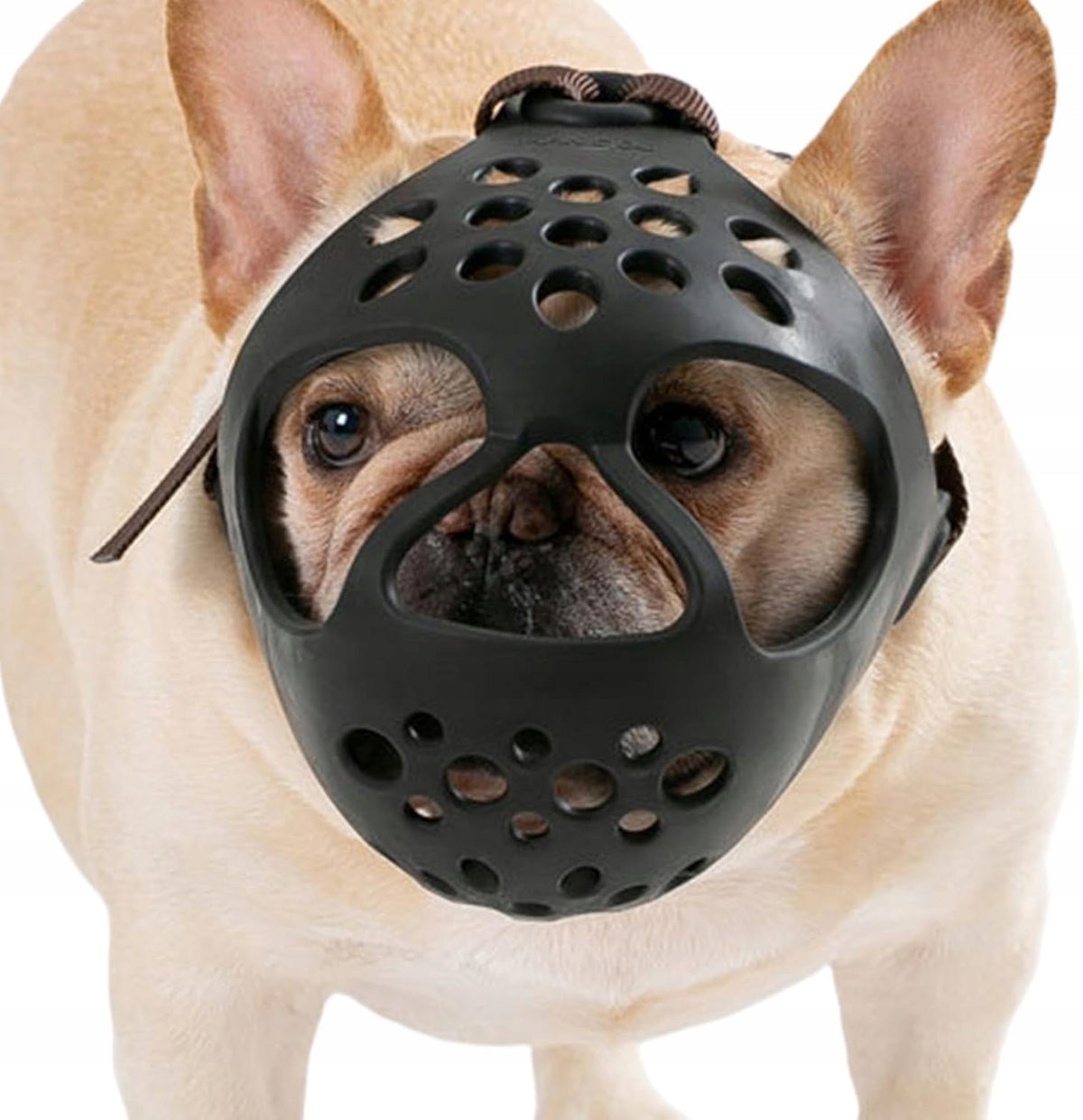 Large muzzle, padded, adjustable, muzzle for barking and u