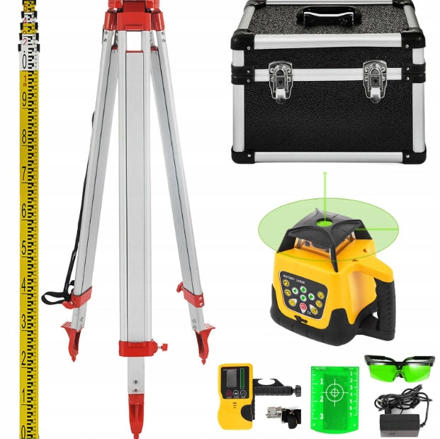 Laser Leveler Rotary Full Set Range 500m Tripod Patch 5m