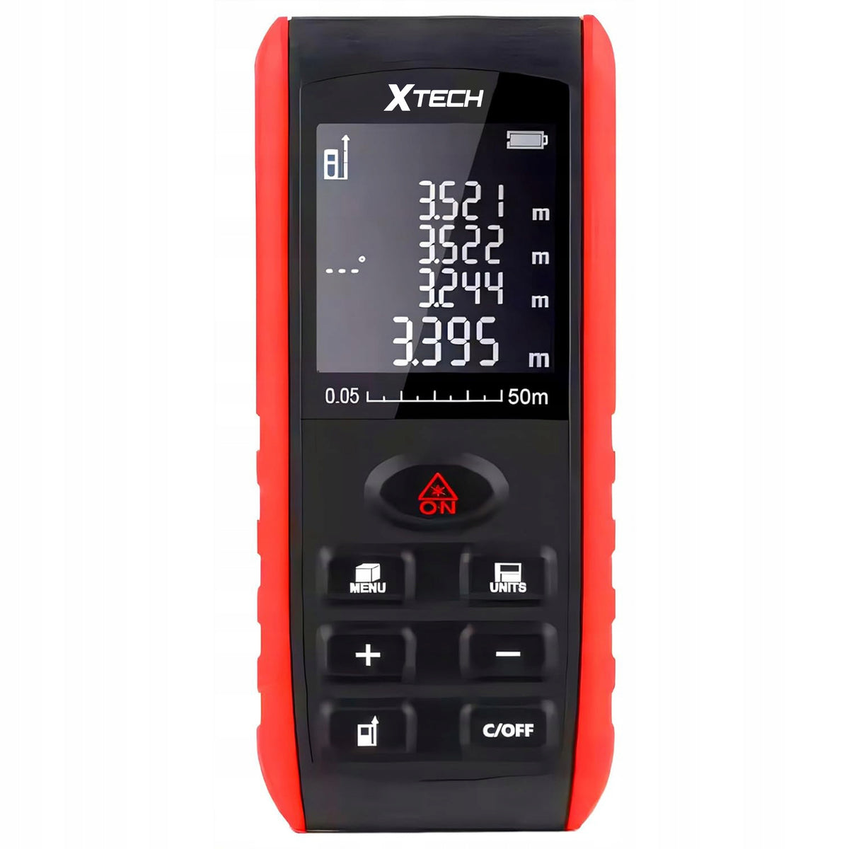 Laser Rangefinder Digital Precision Distance Meter LCD Protractor XTECH Packaging status original