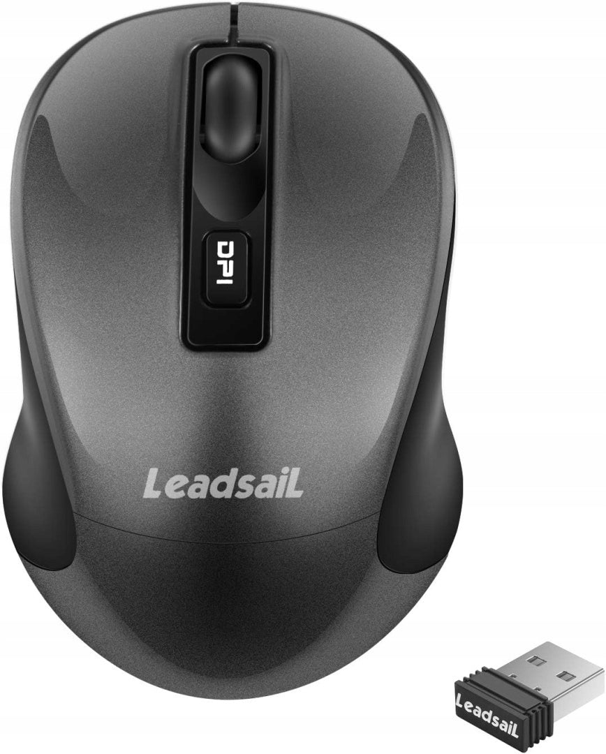 LeadsaiL wireless mouse optical mouse DPI 1600 QUIET CLICK