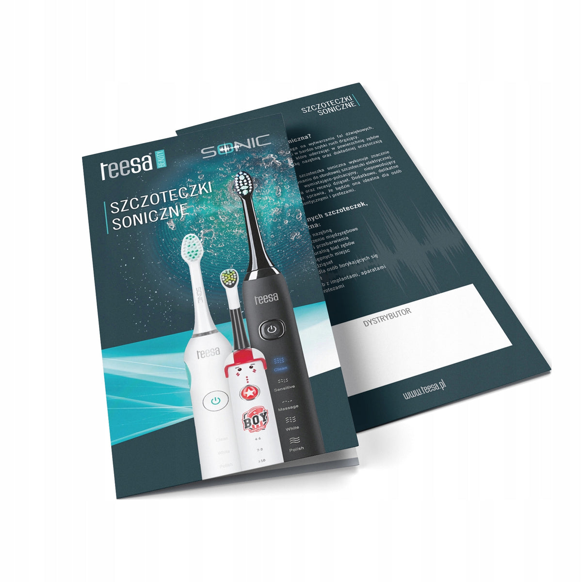 Leaflet Teesa Sonic toothbrushes Teesa