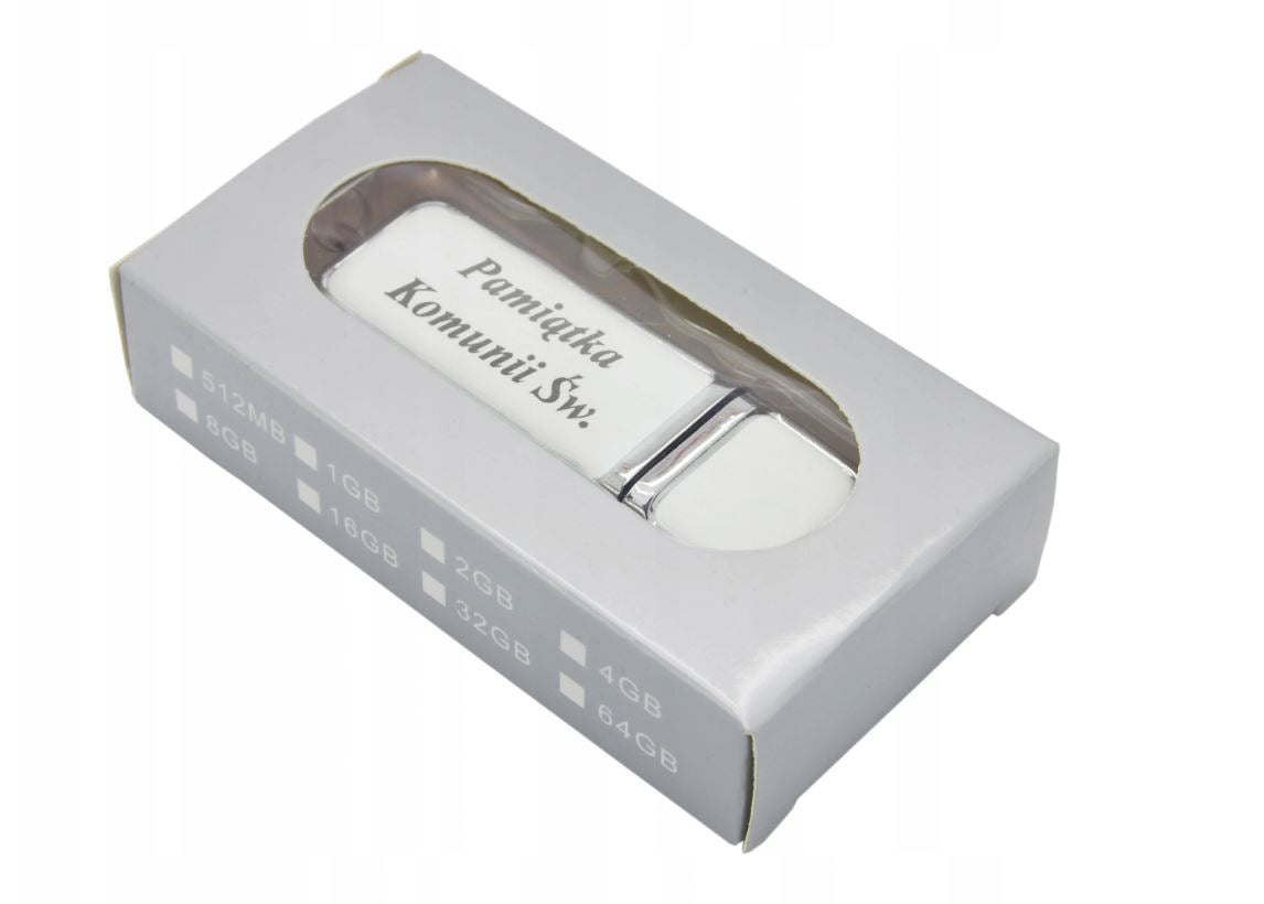 Leather Flash Drive 1 GB + Box + Engraving