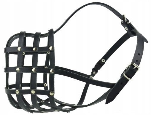 Leather muzzle for Dog Champion Mastiff M 48/12cm