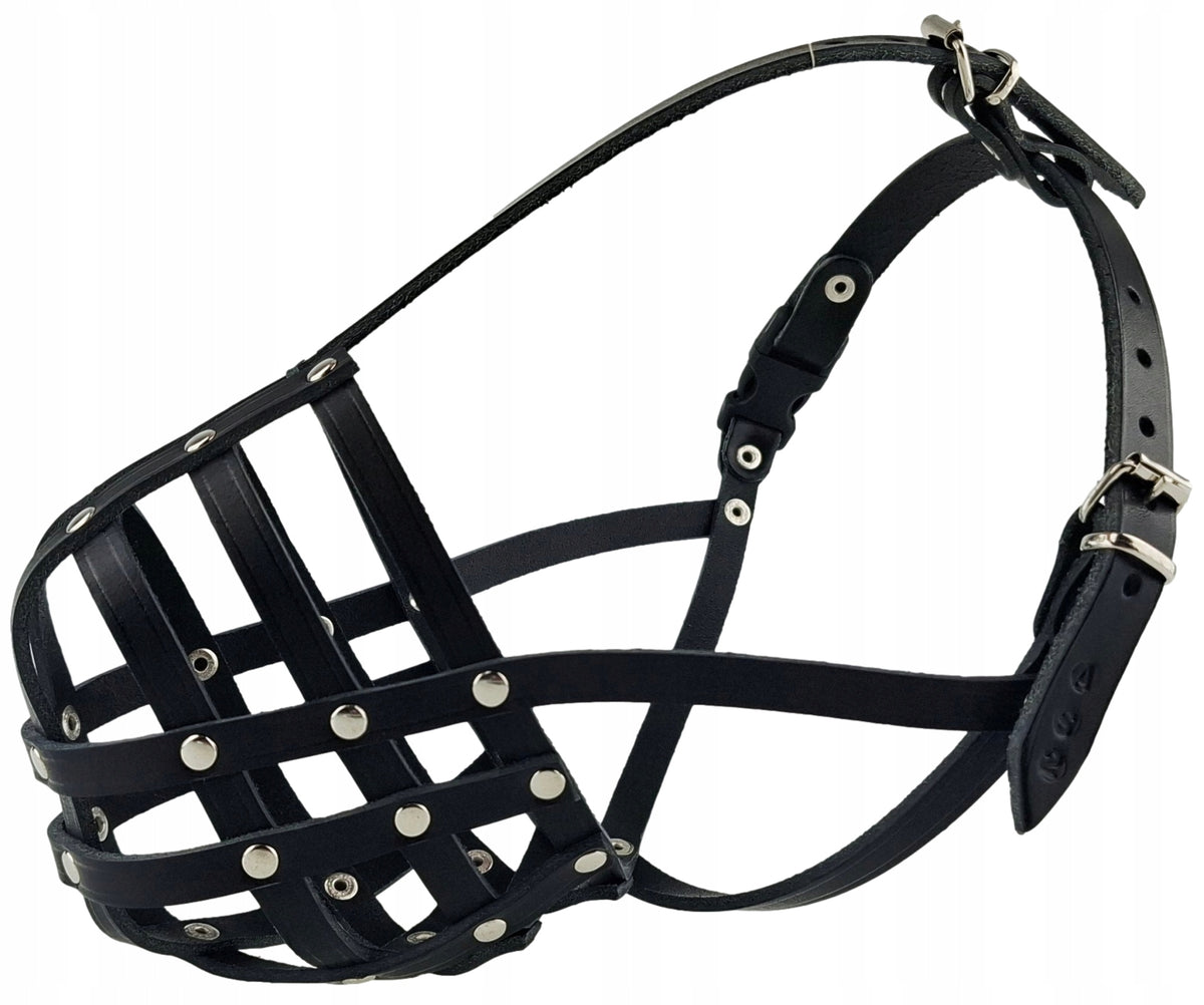 Leather muzzle for Dog Champion Stafford AS2 33/9cm