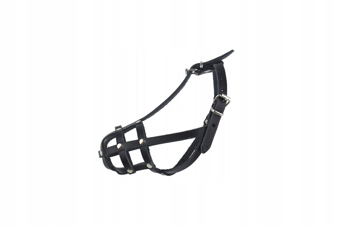 Leather muzzle for dog Champion YORK Terrier 1