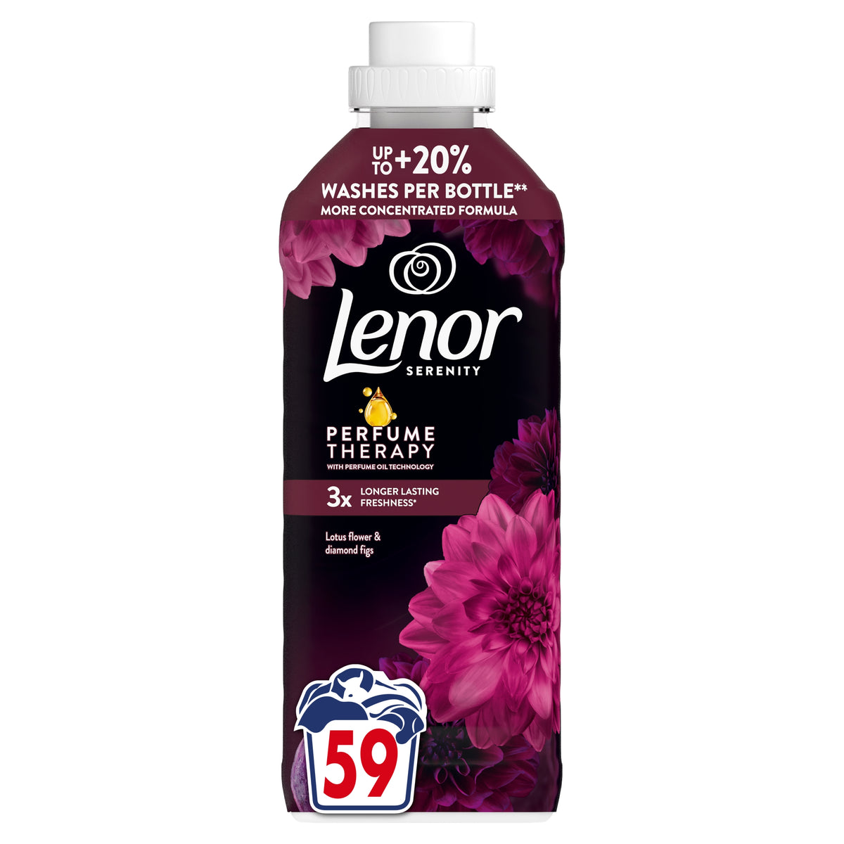 Lenor Fabric Rinsing Liquid, Lotus Flower & Diamond Figs, 8x59 Washes Manufacturer code 8006530218276