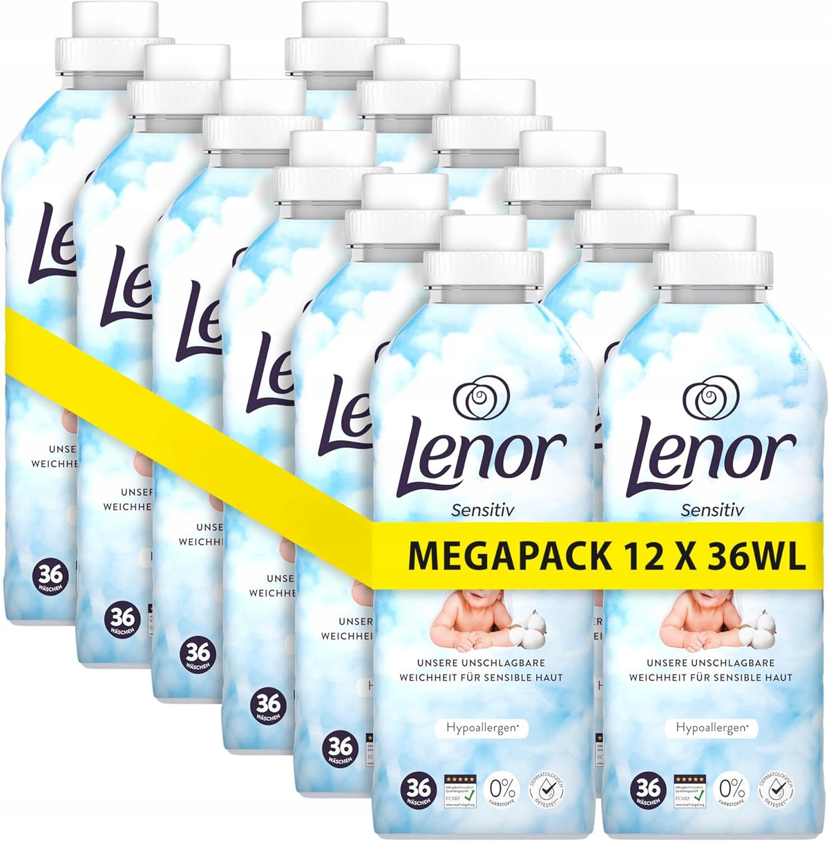 Lenor Fabric Softener Megapack 36 Wash Cycles