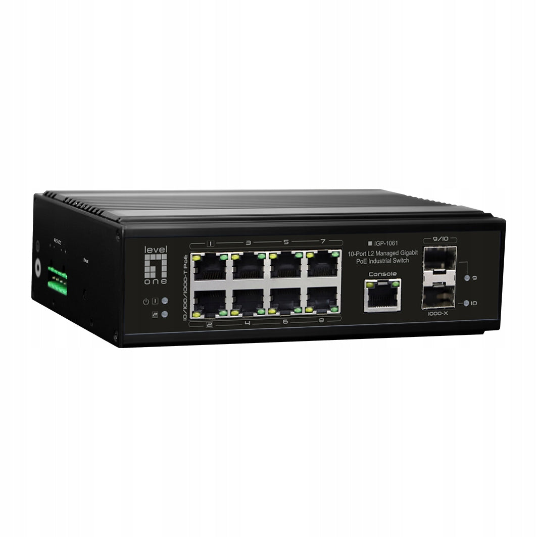 LevelOne IGP-1061 Switch 2 x 10/100/1000 PoE++